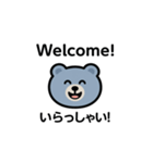 LINEスタンプで英語のお勉強2025くまさん（個別スタンプ：13）