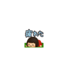 【超ちいさい】ひとことガールスタンプ（個別スタンプ：5）
