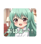 パーカー大好きみなみちゃんスタンプ（個別スタンプ：2）