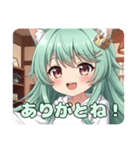 パーカー大好きみなみちゃんスタンプ（個別スタンプ：3）