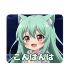 パーカー大好きみなみちゃんスタンプ（個別スタンプ：9）