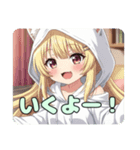 パーカー大好きみなみちゃんスタンプ（個別スタンプ：13）