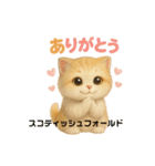 かわいいスコティッシュの日常会話（個別スタンプ：1）