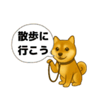 柴犬スタンプver.1（個別スタンプ：4）