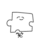 平和なパズルのピースたち（個別スタンプ：17）