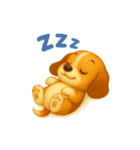 ビーグル犬(ロイ)のかわいいスタンプ（個別スタンプ：9）