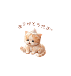 ねこ×スイーツ♡（個別スタンプ：3）