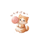 ねこ×スイーツ♡（個別スタンプ：21）