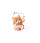 ねこ×スイーツ♡（個別スタンプ：40）