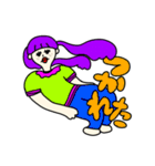カラフルニンゲン（日常会話）（個別スタンプ：23）