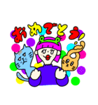 カラフルニンゲン（日常会話）（個別スタンプ：26）