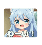 今夜はきっとご馳走ディナーみなみちゃん（個別スタンプ：16）