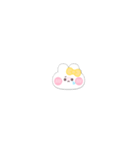 超小さいうしゃぎ！！1 黄色（個別スタンプ：4）