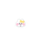 超小さいうしゃぎ！！1 黄色（個別スタンプ：5）