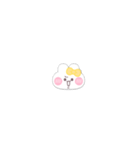 超小さいうしゃぎ！！1 黄色（個別スタンプ：7）
