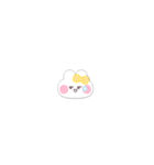 超小さいうしゃぎ！！1 黄色（個別スタンプ：9）