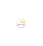 超小さいうしゃぎ！！1 黄色（個別スタンプ：10）
