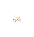 超小さいうしゃぎ！！1 黄色（個別スタンプ：11）