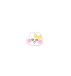 超小さいうしゃぎ！！1 黄色（個別スタンプ：14）