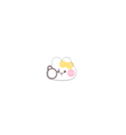 超小さいうしゃぎ！！1 黄色（個別スタンプ：15）
