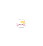 超小さいうしゃぎ！！1 黄色（個別スタンプ：16）