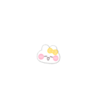 超小さいうしゃぎ！！1 黄色（個別スタンプ：17）