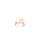 超小さいうしゃぎ！！1 黄色（個別スタンプ：22）
