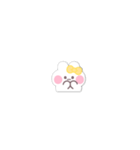 超小さいうしゃぎ！！1 黄色（個別スタンプ：24）