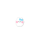 超小さいうしゃぎ！！1 水色（個別スタンプ：38）