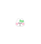超小さいうしゃぎ！！1 緑色（個別スタンプ：5）