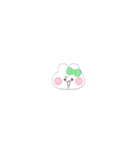 超小さいうしゃぎ！！1 緑色（個別スタンプ：7）