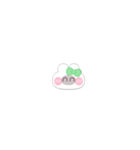 超小さいうしゃぎ！！1 緑色（個別スタンプ：8）
