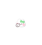 超小さいうしゃぎ！！1 緑色（個別スタンプ：11）