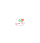 超小さいうしゃぎ！！1 緑色（個別スタンプ：13）