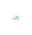 超小さいうしゃぎ！！1 緑色（個別スタンプ：14）