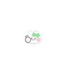 超小さいうしゃぎ！！1 緑色（個別スタンプ：15）