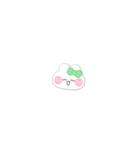 超小さいうしゃぎ！！1 緑色（個別スタンプ：17）