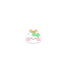 超小さいうしゃぎ！！1 緑色（個別スタンプ：20）