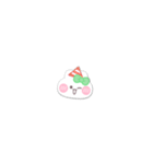 超小さいうしゃぎ！！1 緑色（個別スタンプ：21）