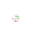 超小さいうしゃぎ！！1 緑色（個別スタンプ：32）