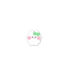 超小さいうしゃぎ！！1 緑色（個別スタンプ：38）