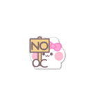 動くうしゃぎ！！3 ピンク（個別スタンプ：2）