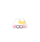 動くうしゃぎ！！3 黄色（個別スタンプ：14）