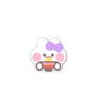 動くうしゃぎ！！3 紫色（個別スタンプ：4）
