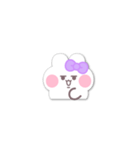 動くうしゃぎ！！3 紫色（個別スタンプ：6）
