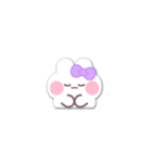 動くうしゃぎ！！3 紫色（個別スタンプ：7）