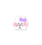 動くうしゃぎ！！3 紫色（個別スタンプ：10）