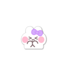 動くうしゃぎ！！3 紫色（個別スタンプ：11）