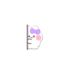 動くうしゃぎ！！3 紫色（個別スタンプ：18）