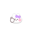 動くうしゃぎ！！3 紫色（個別スタンプ：19）